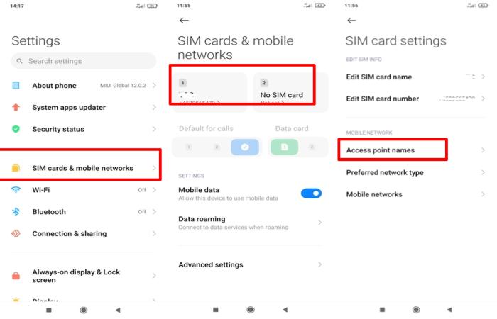 Cara Setting APN di Xiaomi