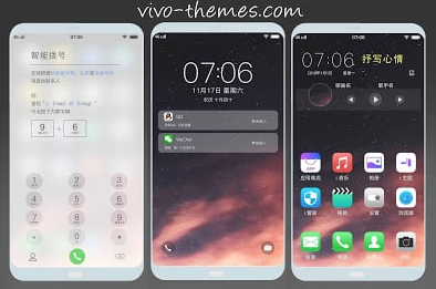 Download Tema iPhone X Dark untuk Vivo