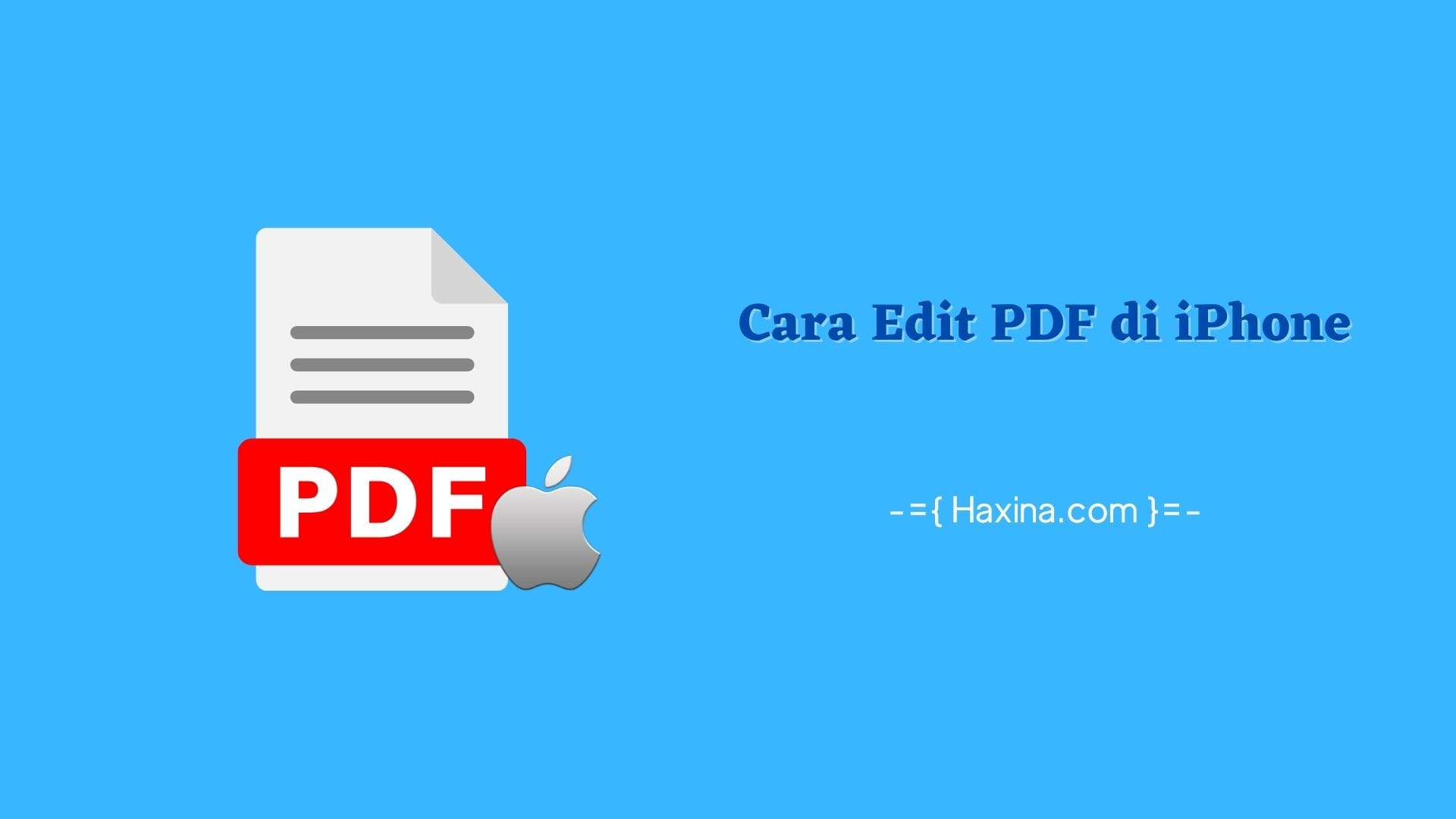 Cara Edit PDF di iPhone