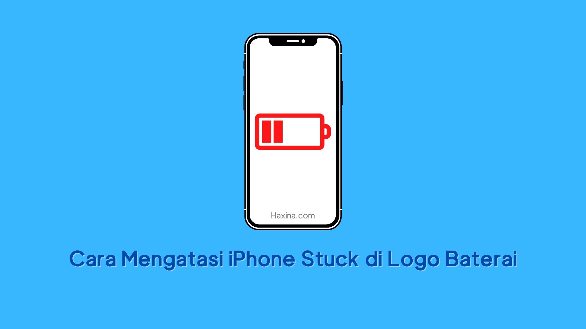Cara Mengatasi iPhone Stuck di Logo Baterai