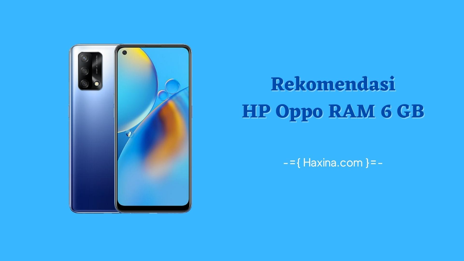 HP Oppo RAM 6 GB