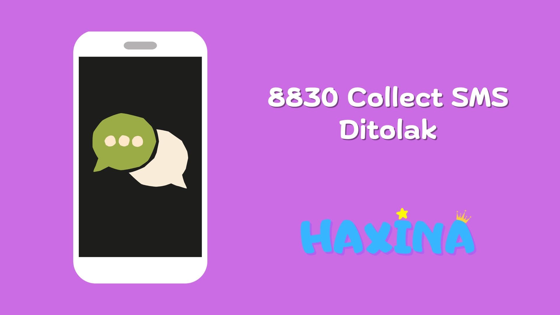 Collect SMS Ditolak