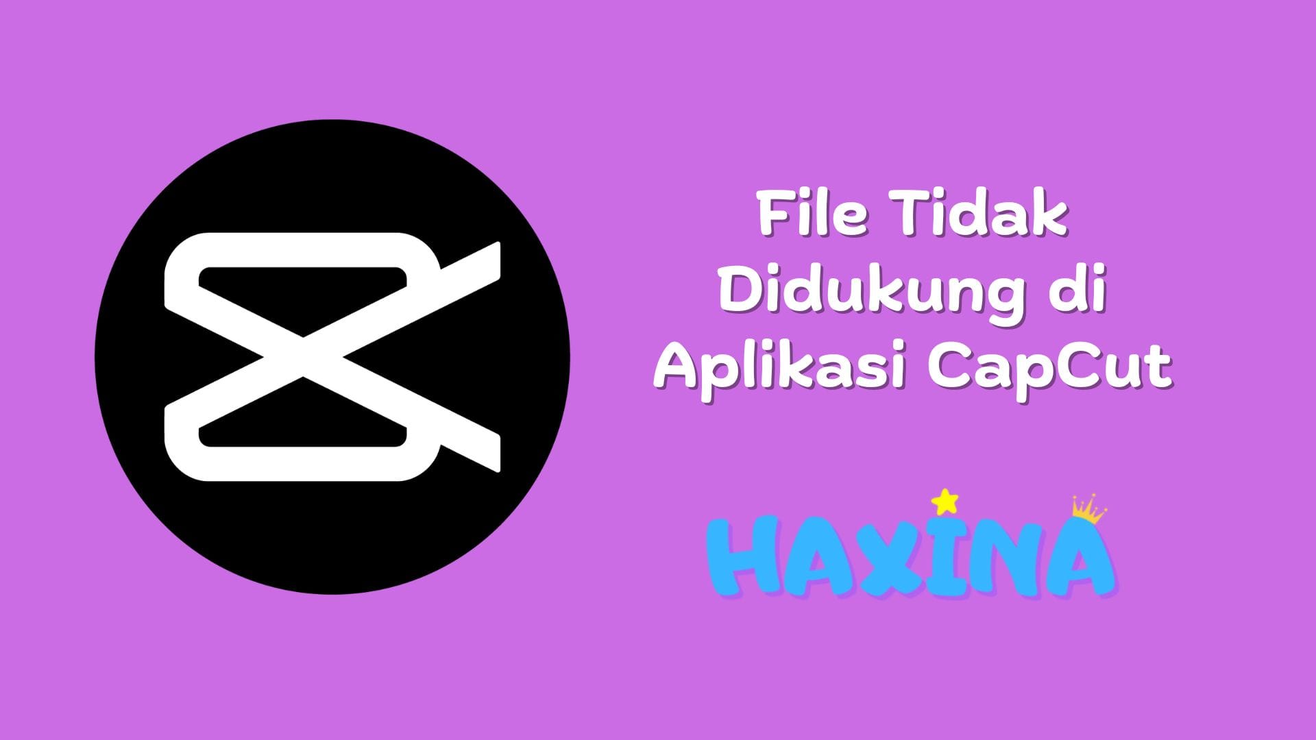 File Tidak Didukung di Capcut