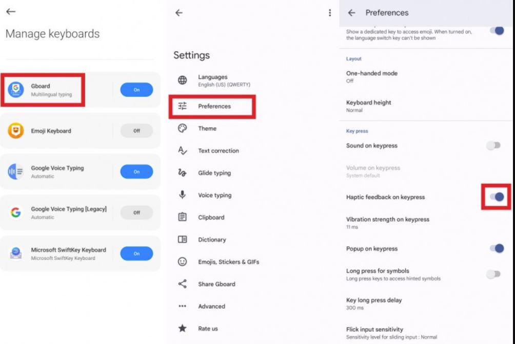 Cara Mematikan Heptic Feedback Gboard Xiaomi