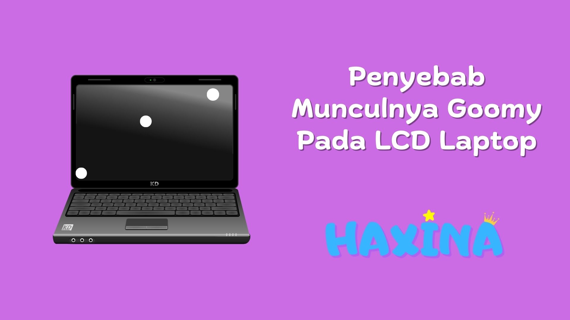 Penyebab Goomy Pada LCD Laptop