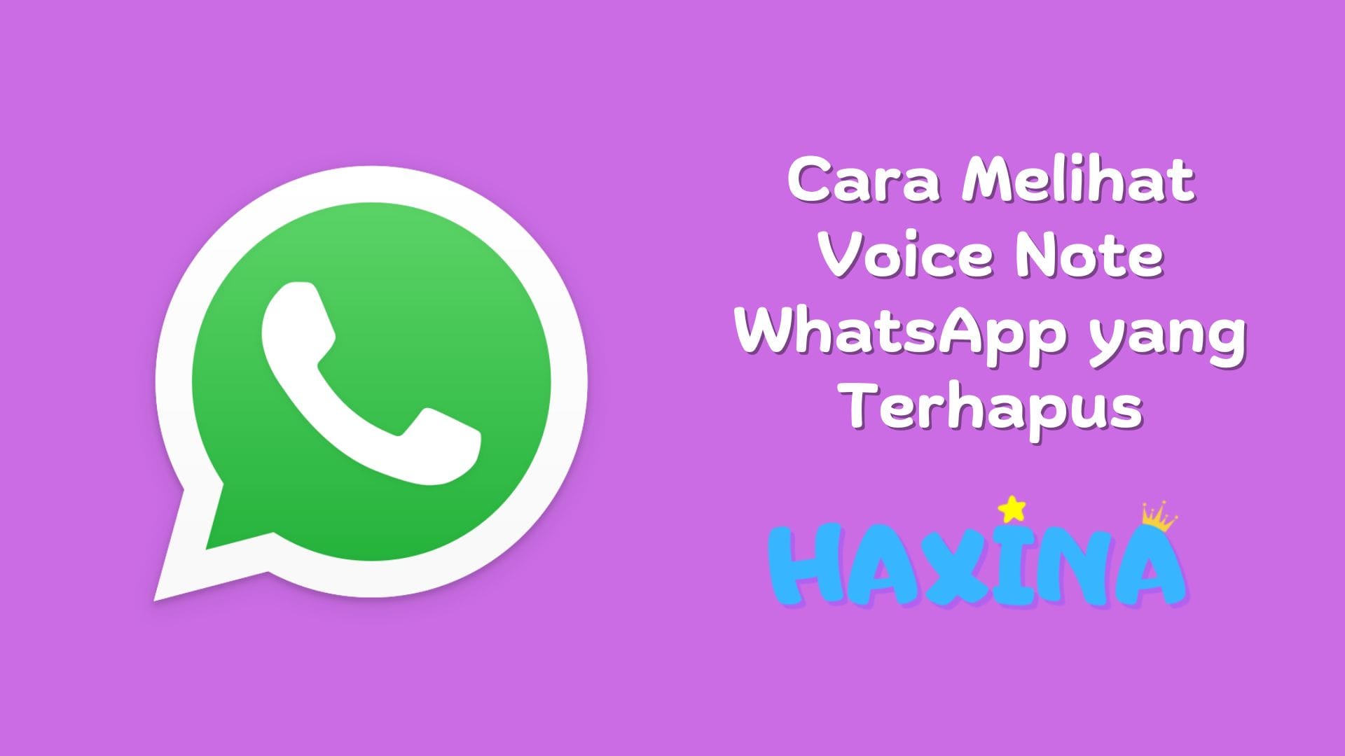 Cara Melihat Voice Note WhatsApp yang Terhapus