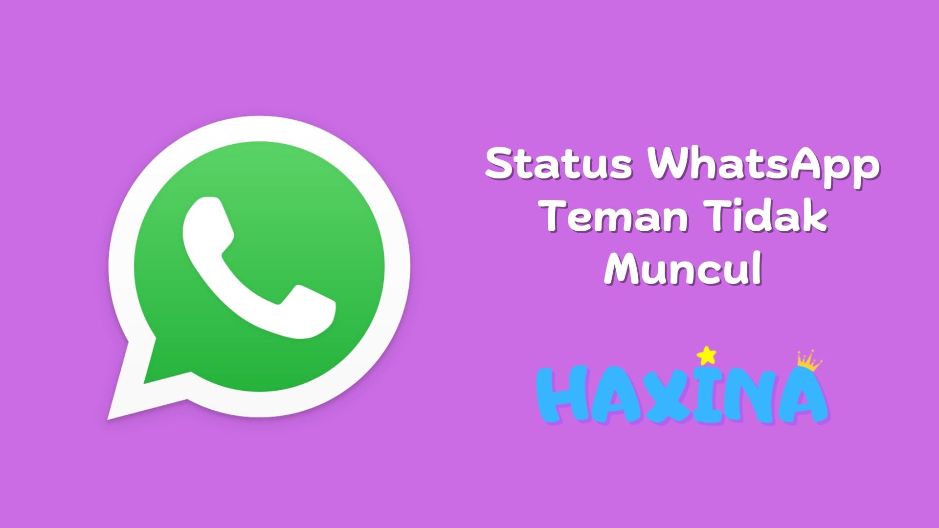Status WhatsApp Teman Tidak Muncul