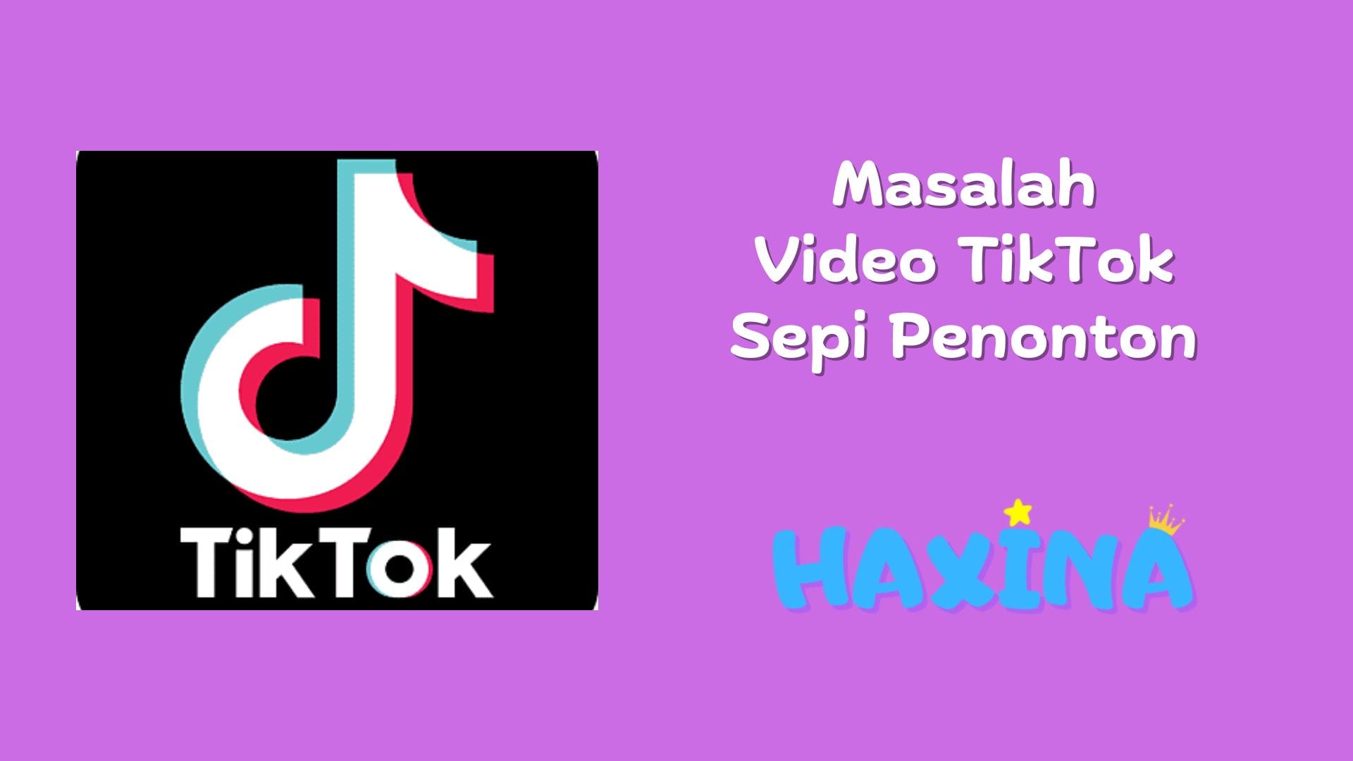 Video TikTok Sepi Penonton