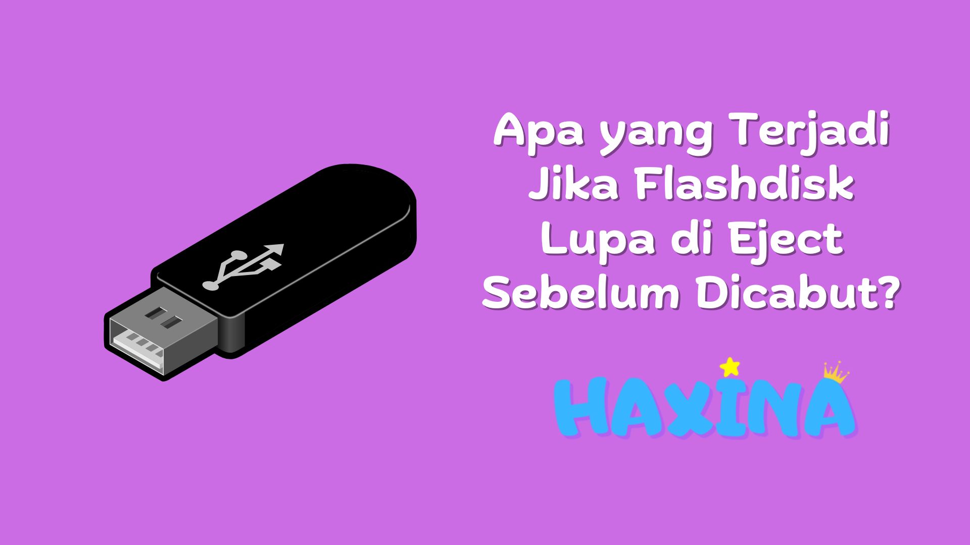 Apa yang Terjadi Jika Flashdisk Lupa di Eject