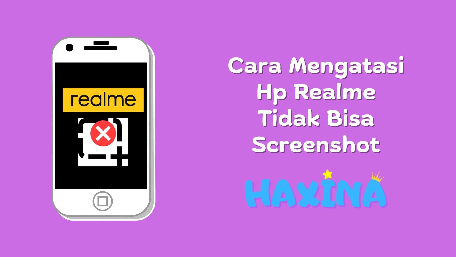 Hp Realme Tidak Bisa Screenshot