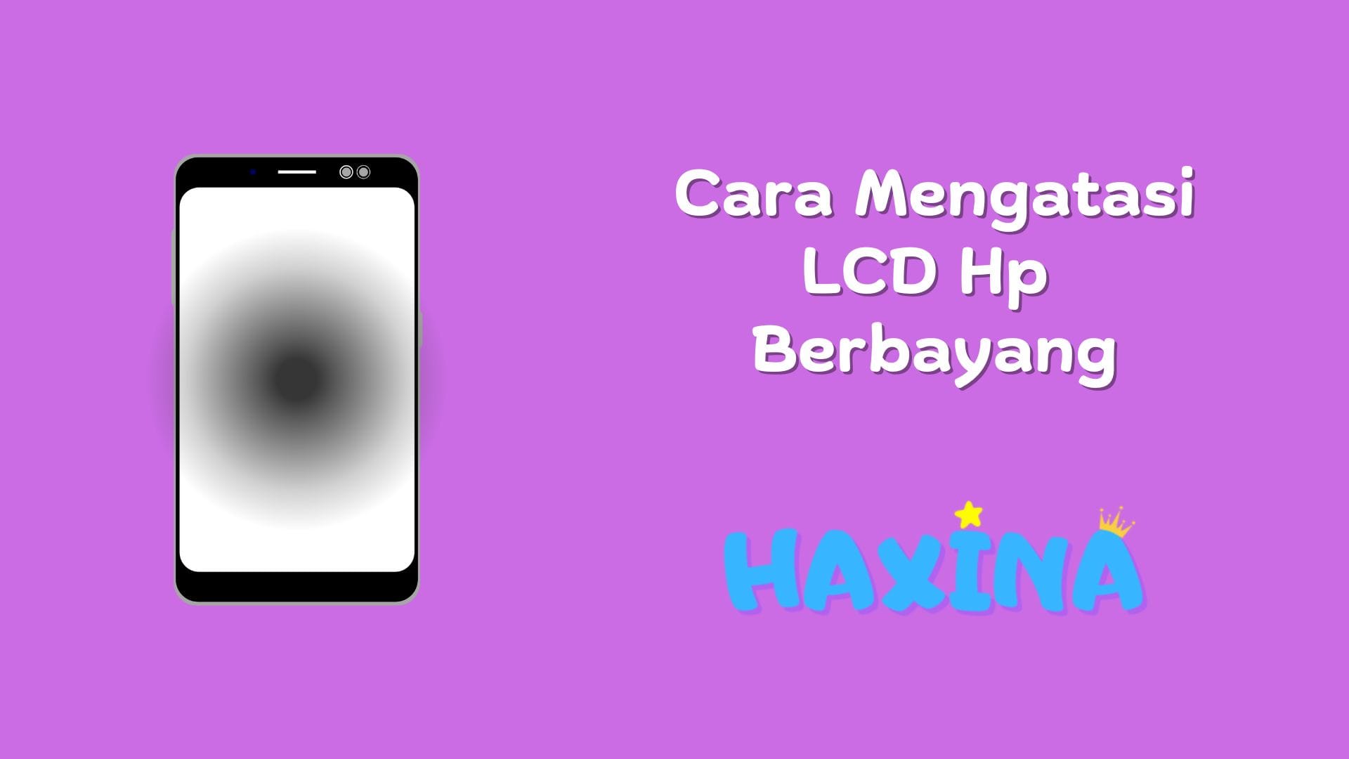 LCD Hp Berbayang